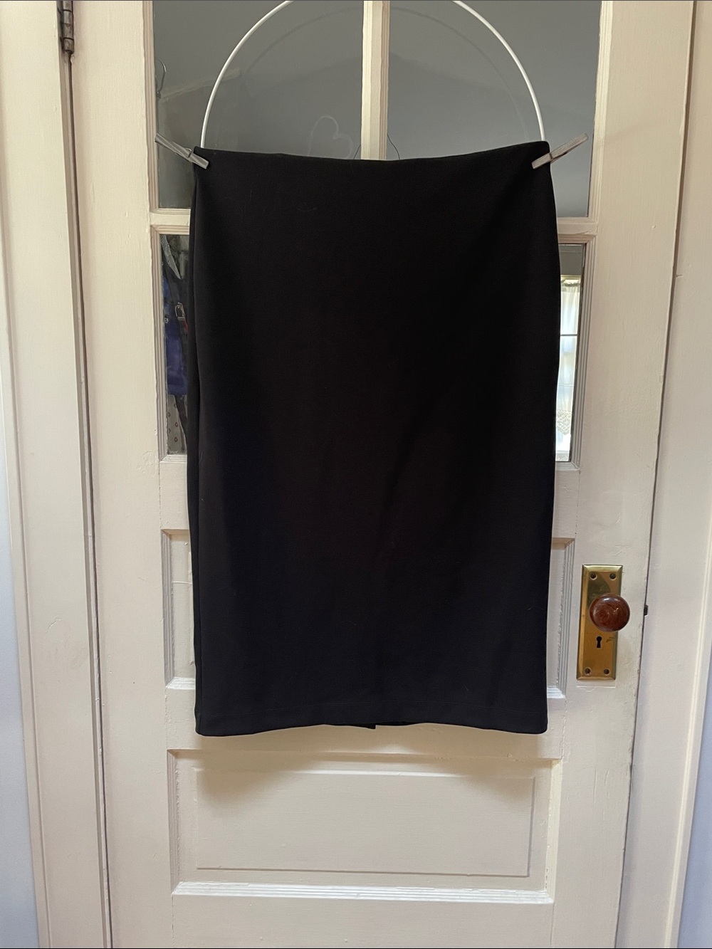 XL Nordstrom Black Women's Pencil Skirt - Sleek Tailored Fit 34 waist 31 length